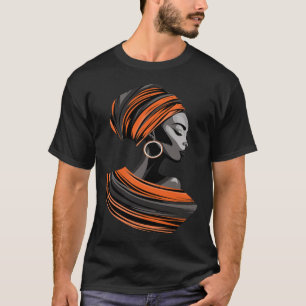Camiseta Tela étnica Kente Pañuelo para la cabeza Mujer her