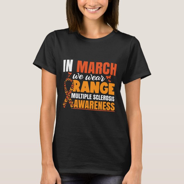 Camiseta Tela Mes de Conciencia sobre la Esclerosis (Anverso)