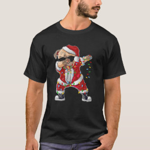 Camiseta Tela Pug Perro Santa Funny Navidades Aparato