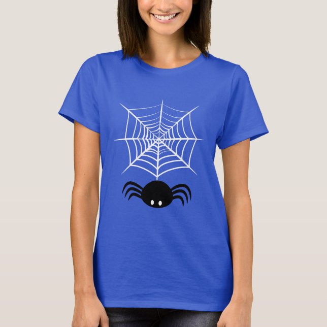 Camiseta Telaraña de Halloween  (Anverso)
