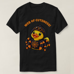 Camiseta Telaraña de Patito de Goma Araña de Halloween