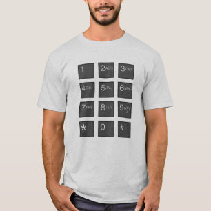 Camiseta telclado numérico - modificado para requisitos