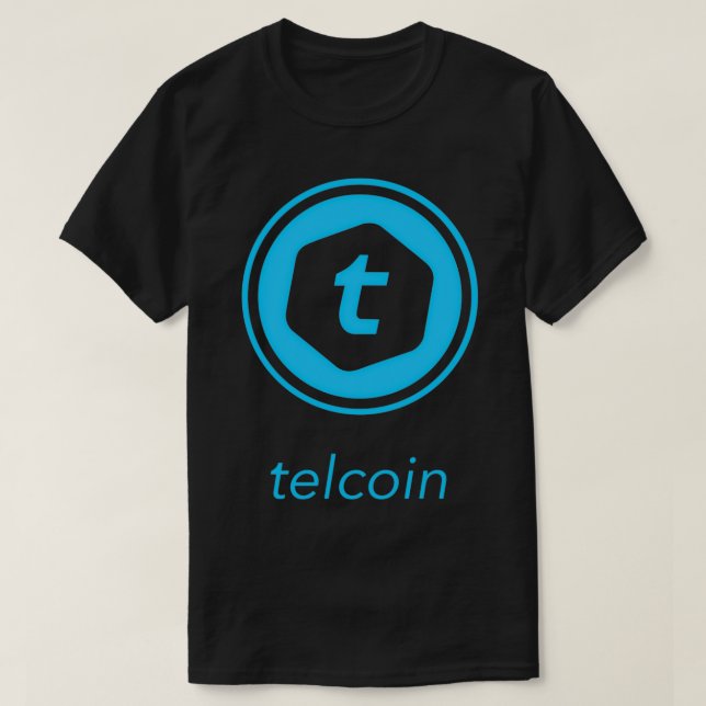 Camiseta TELCOIN Crypto HODL TEL Token be Blockchain Rich M (Diseño del anverso)