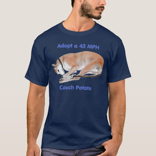 Camiseta teleadicto de 45 mph (Anverso)