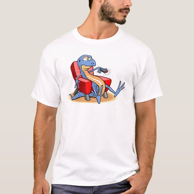 Camiseta Teleadicto del Gecko (Anverso)