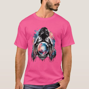 Camiseta Telefonía De Fortuna Con Ball De Cristal Cósmico P