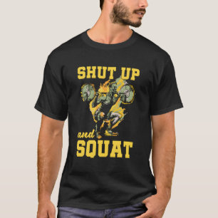 Camiseta Telefonista Cállate Y Squat - Divertido Levantador