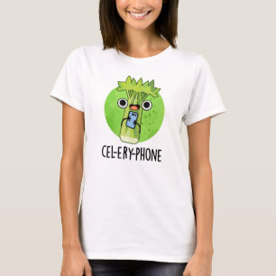 Camiseta Teléfono con canalización Graciosa Celery Veggie P