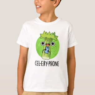 Camiseta Teléfono con canalización Graciosa Celery Veggie P