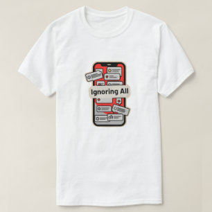 Camiseta Teléfono de Dibujos Animados con Notificaciones –