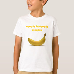 Camiseta teléfono del plátano