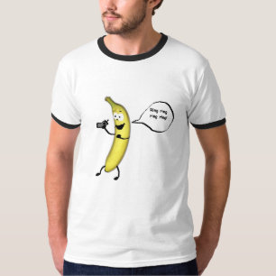 Camiseta teléfono del plátano