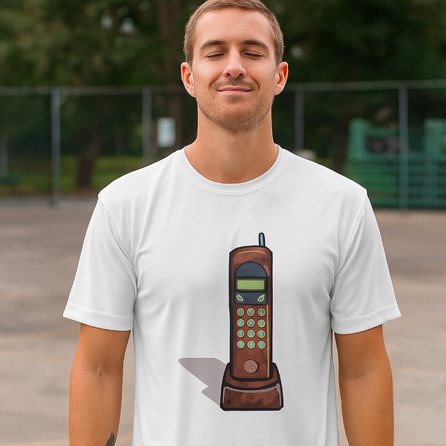 Camiseta Teléfono inalámbrico retro vintage 90 (Subido por el creador)