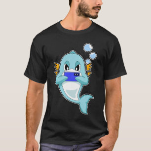 Camiseta Teléfono inteligente Dolphin Gamer