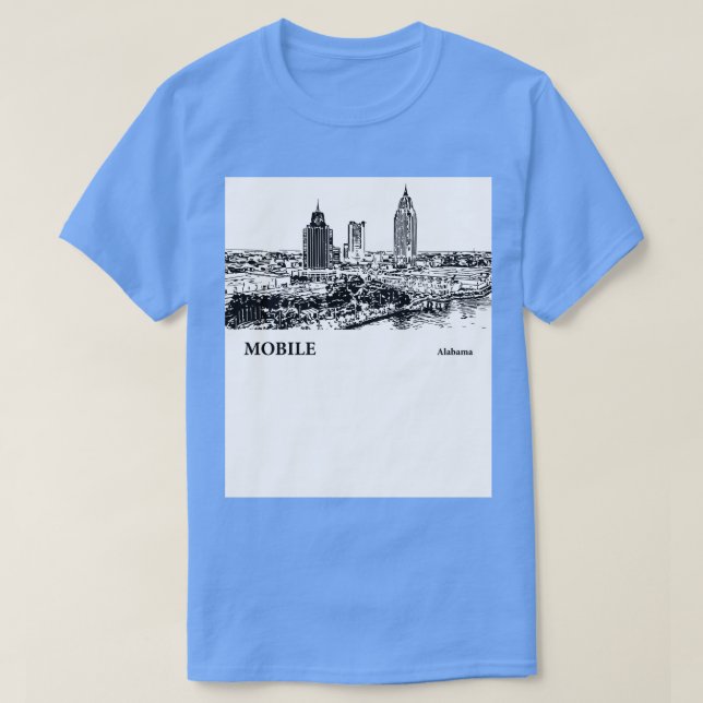 Camiseta Teléfono móvil Alabama TShirt 1 (Diseño del anverso)