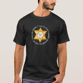 Camiseta Teléfono móvil de Menorah Hanukkah Navidades judío