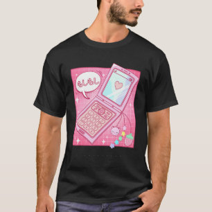 Camiseta Teléfono móvil Kawaii Retro japonés años 90 Y2K
