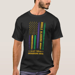 Camiseta Teléfono móvil Mardi Gras Alabama Fleur De Lis Ame
