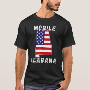 Camiseta Teléfono móvil retro AL Alabama Aparición Souvenir
