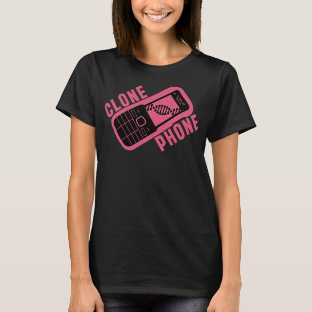 Camiseta Teléfono negro huérfano de la copia (Anverso)