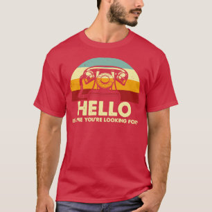 Camiseta Teléfono Retro Hello