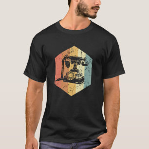 Camiseta Teléfono Retro Teléfono Rotatorio