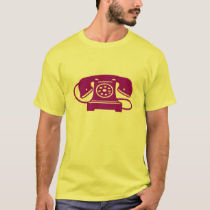 Camiseta Teléfono rotatorio púrpura