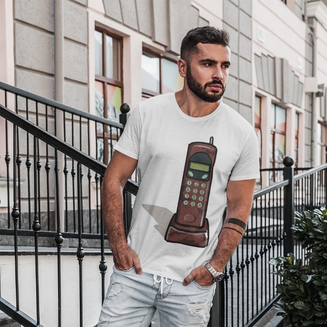 Camiseta Teléfono sin cables retro Vintage 90 (Subido por el creador)