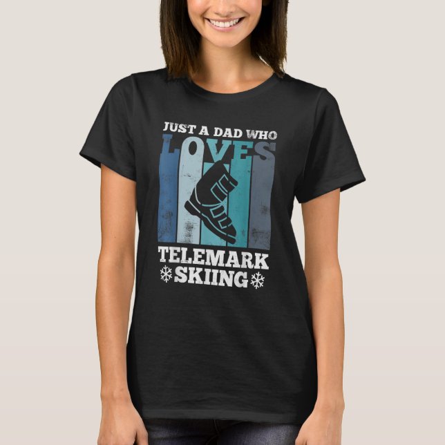 Camiseta Telemark Dad Touring SkyBoot Retro (Anverso)