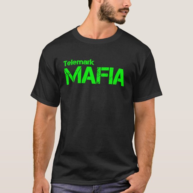 Camiseta Telemark Mafia Ski (Anverso)
