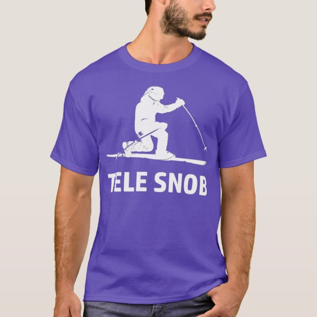 Camiseta Telemark Skiing Snob (Anverso)