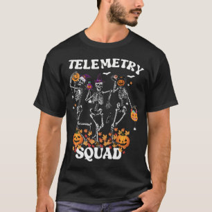 Camiseta Telemetría Enfermera Enfermería Médica Skeleton Da