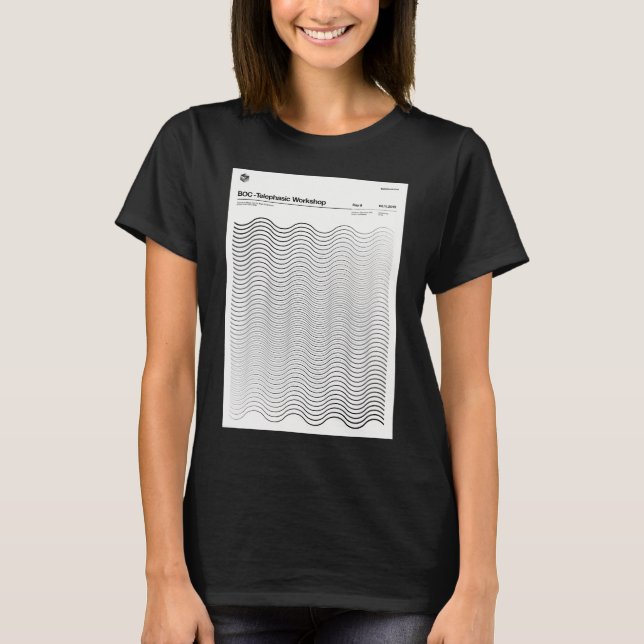 Camiseta TELEPHASIC WORKSHOP  Clásico (Anverso)