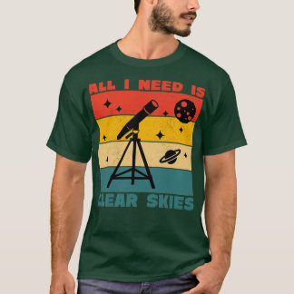 Camiseta Telescopio Astrofotográfico Cielos claros