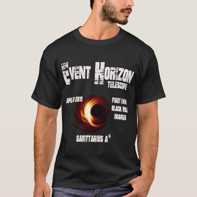 Camiseta Telescopio del horizonte de eventos Sagittarium Bl (Anverso)