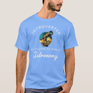Camiseta Telescopio espacial Hobby Astronomy Science Introv