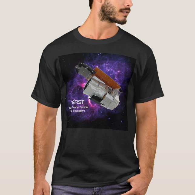 Camiseta Telescopio espacial romano de Nancy Grace (Anverso)