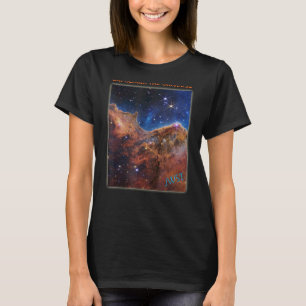 Camiseta Telescopio Espacial Webb Nuevos acantilados cósmic