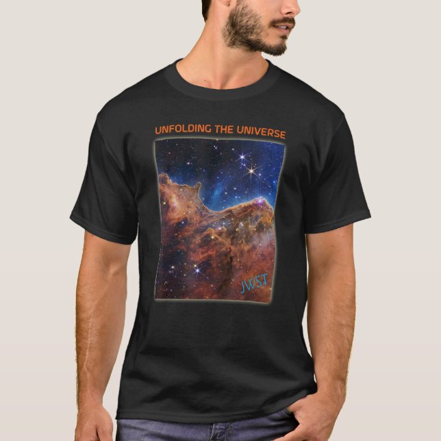 Camiseta Telescopio Espacial Webb Nuevos acantilados cósmic (Anverso)