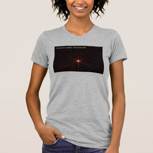 Camiseta Telescopio espacial Webb, una guía de alineación e (Anverso)