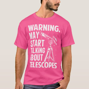Camiseta Telescopio Noche Cielo Observa Estrellas Astronomí