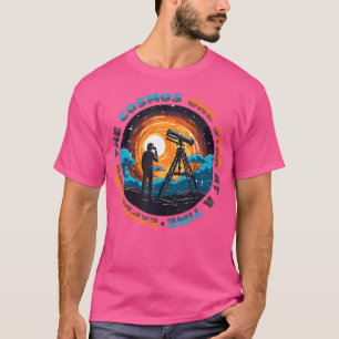 Camiseta Telescopio Stargazing Astronomía Futura Astrónomo