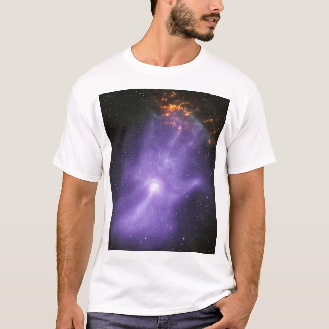 Camiseta Telescopios de rayos X de mano magnéticamente cósm (Anverso)