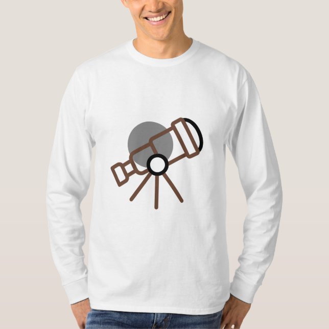 Camiseta Telescopios grandes de astronomía (Anverso)