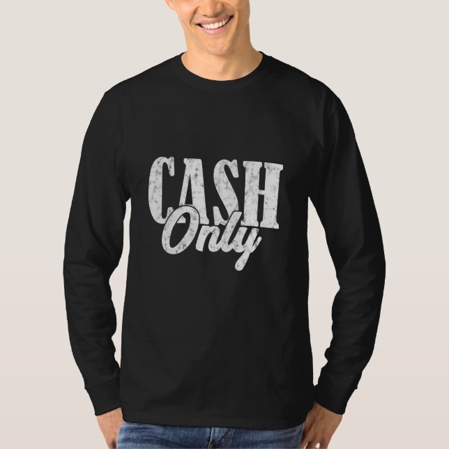 Camiseta Teléster Bancario de cajero automático de sólo efe (Anverso)