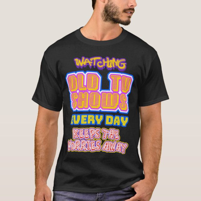 Camiseta Televisión 90s 80s Retro amigos (Anverso)