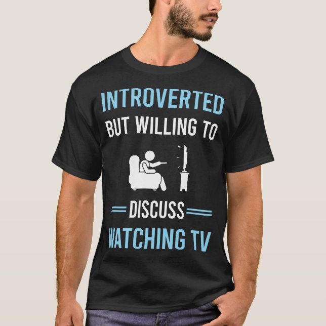 Camiseta Televisión con visión introvertida (Anverso)