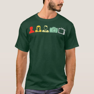 Camiseta Televisión de cámara de hombre para mujeres - 2