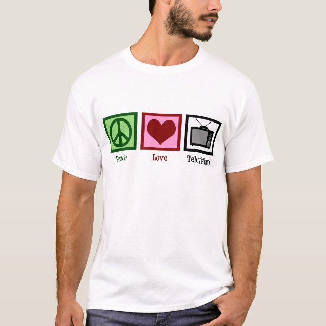 Camiseta Televisión del amor de la paz (Anverso)