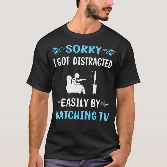 Camiseta Televisión distrada (Anverso)